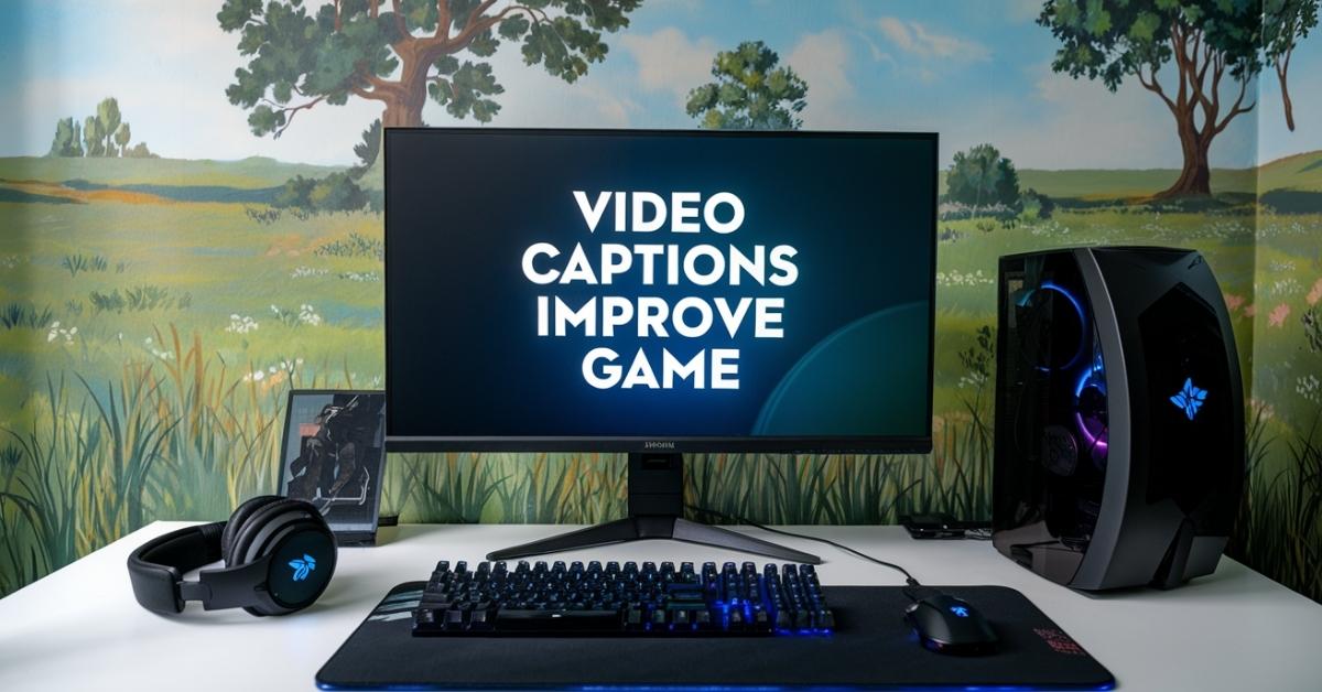 Video Captions Improve Game Tutorials and Walkthroughs